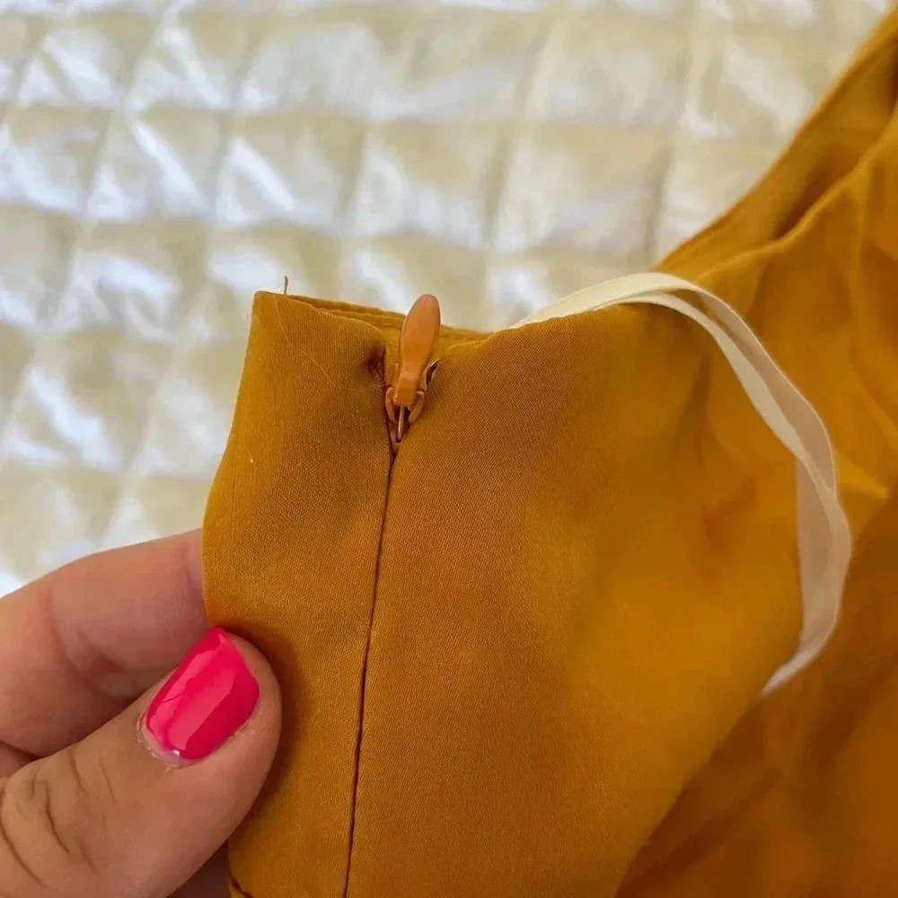 Camila Coelho Stella mini dress in gold - Picture 10 of 14